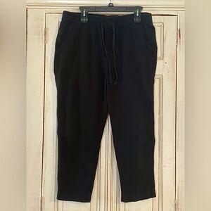 GAP Black Drawstring Easy Pant